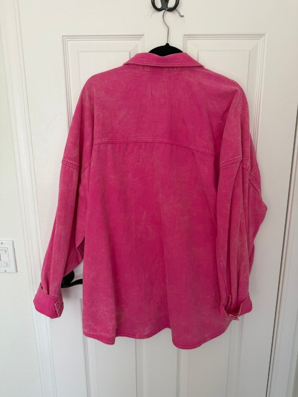 GAP Pink Denim Shacket XXL